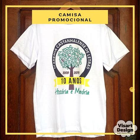 Camisa Personalizada Para A Academia Castanhalense De Letras Fa A As