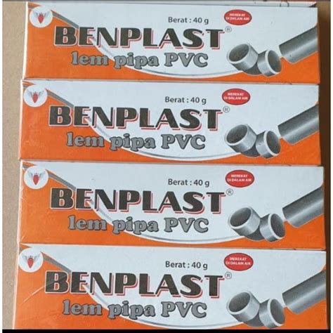 Jual Lem Pipa PVC 40gr Perekat Paralon Tube Odol Pipa Shopee