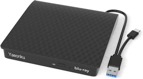 Dual Interface External blu-ray DVD cd Drive Player cd DVD Burner 3D ...