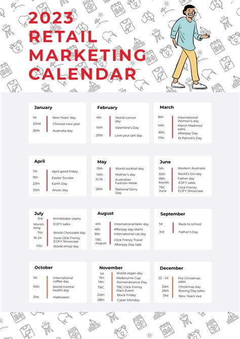 Retail Marketing Calendar 2023: Key Dates Ideas Templates, 43% OFF