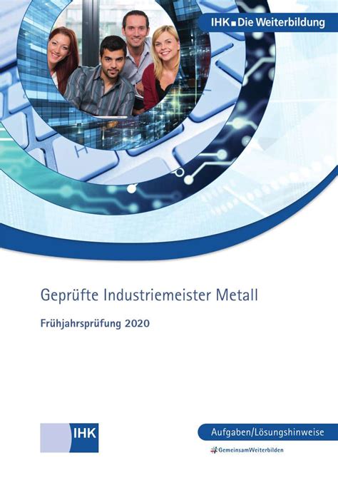 Gepr Fte Industriemeister Metall Ebook Print Fr Hjahrspr Fung