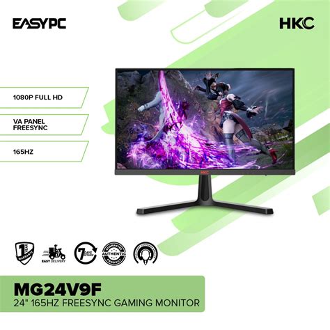 EasyPC HKC MG24V9F 24 165Hz VA Panel 1080P Full HD FreeSync Gaming