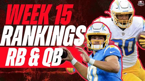 2022 Fantasy Football Rankings Top 30 Running Backs For Week 15 Top