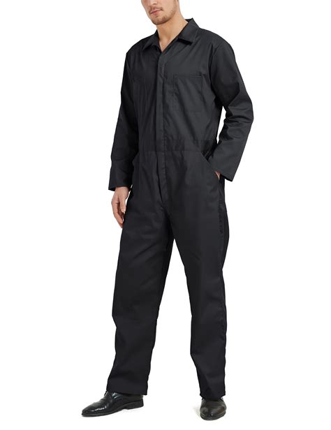 TopTie Men S Coverall Overall Mechanic Work Jumpsuit Short Long Sleeve