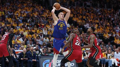 Nba Finals Nikola Jokic Nuggets Cruise To Win Over Heat In Game 1 Win