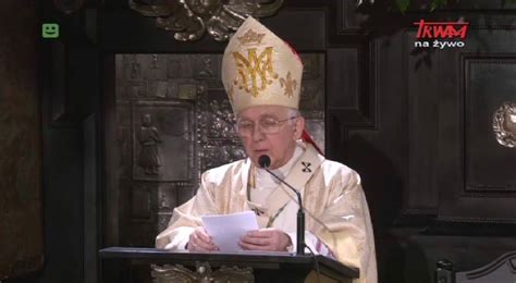 Homilia JE ks abp Wacława Depo wygłoszona na Jasnej Górze