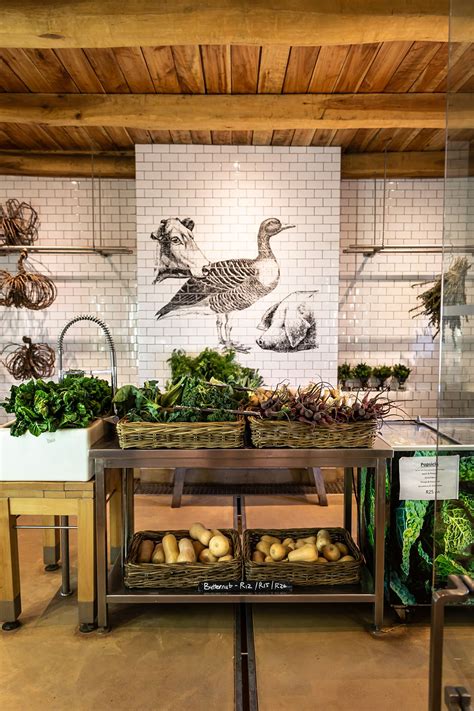 Babylonstoren Farm Cafe Design With Fresh Vegetable Display