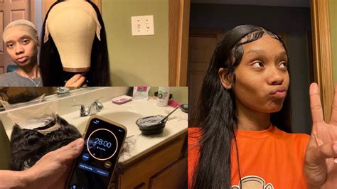 Detailed HOW TO CUSTOMIZE BLEACH KNOTS PLUCK AND INSTALL LACE WIG