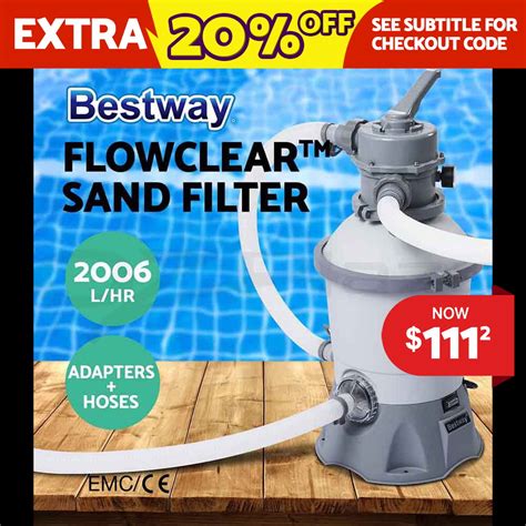 Bestway Flowclear Sand Pool Pump Manual