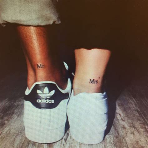 Mr And Mrs Matching Tattoos I Love This Matching Tattoos Matching