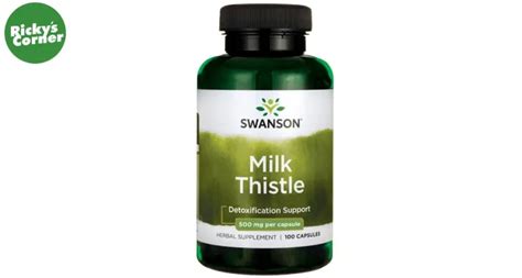 Swanson Milk Thistle 500 Mg 100 Capsules Silymarin Lazada PH