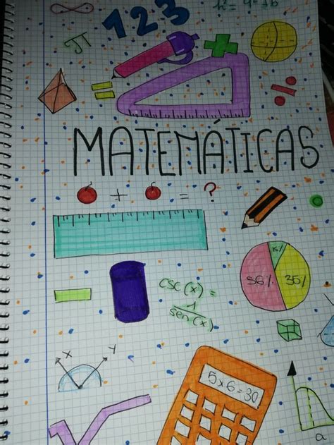 Portada Matematicas Portadas De Matematicas Dibujos Para