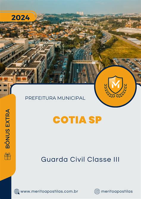 Apostila Guarda Civil Classe Iii Prefeitura De Cotia Sp M Rito