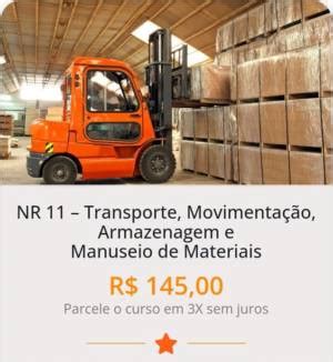 Nr Transporte Movimenta O Armazenagem E Manuseio De Materiais