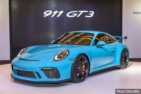 Porsche 911 GT3 launched in Malaysia – from RM1.7m Porsche 911 GT3 ...