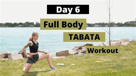 Day Min Full Body Tabata Workout No Equipment Dyas Workout