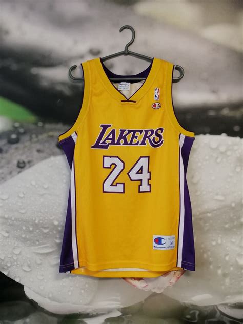 NBA LOS ANGELES LAKERS SHIRT JERSEY CHAMPION #24 BRYA… - Gem