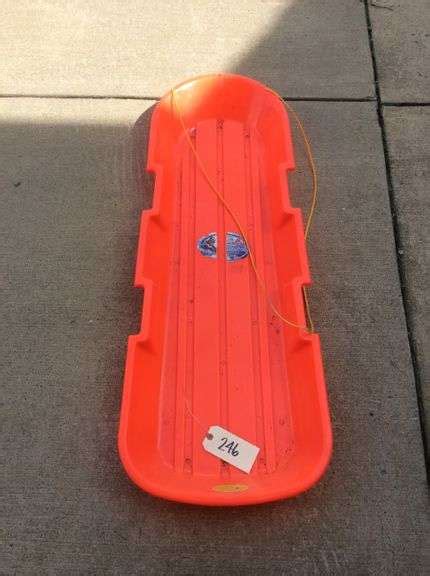 Toboggan Style Sled - Duck Soup Auctions