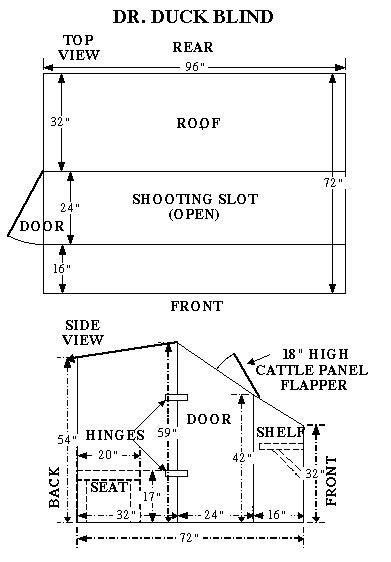 Duck blind plans – Artofit