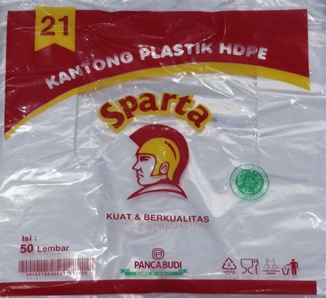 Kantong Plastik Kresek Bening HDPE Merk SPARTA Uk 21 Isi 50pcs Lazada