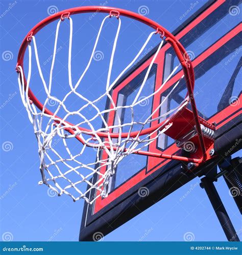 Outdoor Basketball Hoop Net Stock Images - Image: 4202744