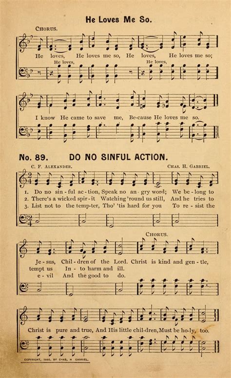 Do No Sinful Action Gabriel Hymnary Org