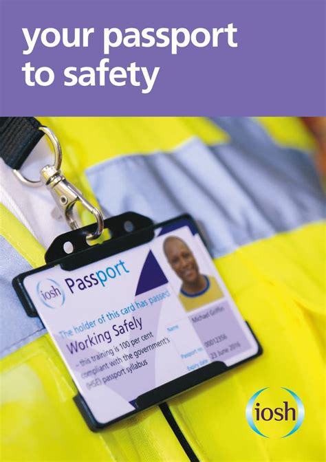 Iosh Safety Passports Uk Training Our Training Products Iosh Safety Passport