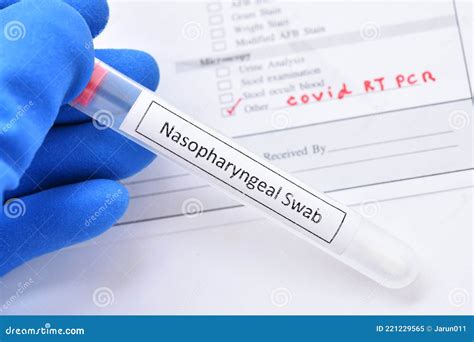 Nasopharyngeal Swab from Patient for COVID-19 Test Stock Image - Image of diagnosis, medicine ...