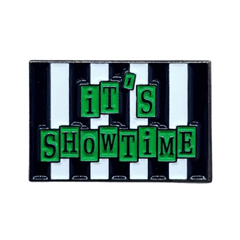 Its Showtime Beetlejuice Pin Musical Theatre Pins At Musical Con