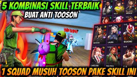 Kombinasi Skill Karakter Free Fire Terbaik Buat Anti Tooson Free