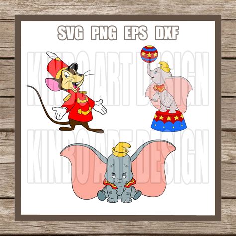 Dumbo Layered SVG Dumbo PNG Dumbo SVG Dumbo Clipart For Cricut