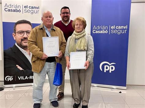 Brindis Y Homenaje Del Pp De Vila Real A Sus Exconcejales M S Longevos