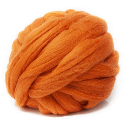 Merino Wool Roving 19 Micron Marigold Fibrecraft