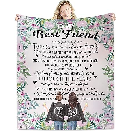 Amazon Personalized Best Friend Blanket Best Friend Birthday