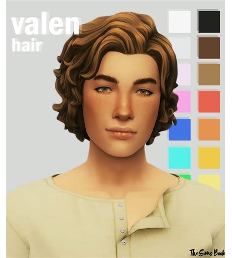 Sims 4 Curly Hair Sims 4 Hair Male Curly Hair Men Sims 4 Mm Cc Sims