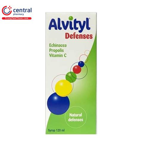 ChÍnh HÃng Thuốc Alvityl Defenses 120ml Hỗ Trợ Tăng Cường Miễn Dịch