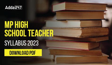 Mp High School Teacher Syllabus 2023 Latest Pdf Download