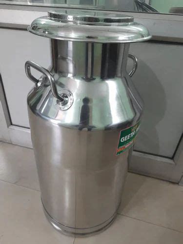 Stainless Steel Milk Cans 50 Litres Capacity 40 L At Rs 4100 Piece