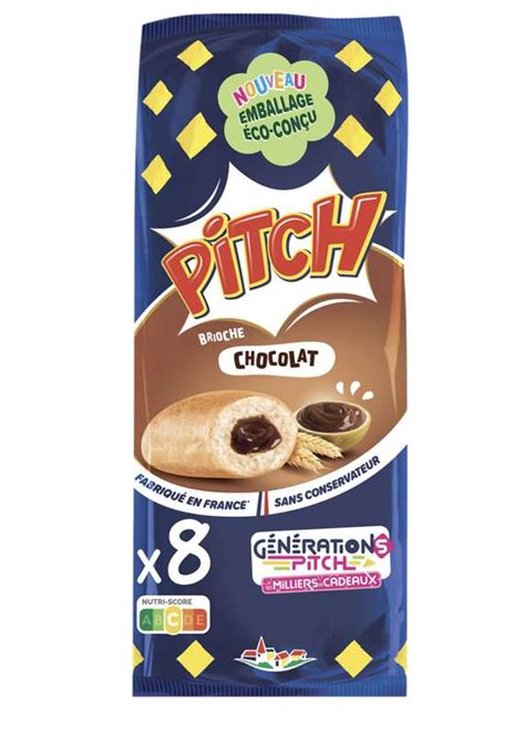 Pitch Brioches fourrées au chocolat Pasquier x 8 300 g La Belle