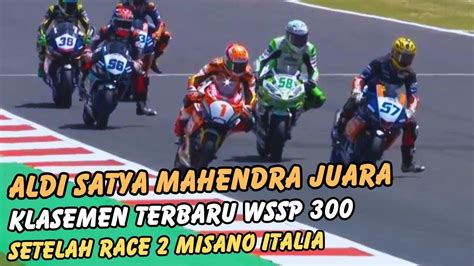 Klasemen Terbaru Wssp Setelah Race Di Misano Italia Youtube