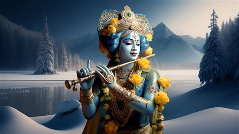 Calm Lord Krishna Flute Music Minutes Relaxing Indian Flute Sleep