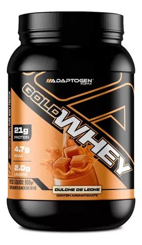 Gold Whey 900g Adaptogen Pote 100 Whey Protein Concentrado Sabor Dulce