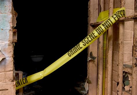 Crime Scene Tape - Photo of the Abandoned York Street Jail