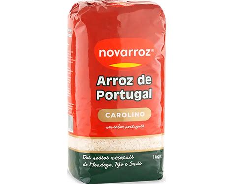 Arroz Carolino De Portugal 1kg NOVARROZ Nutripédia