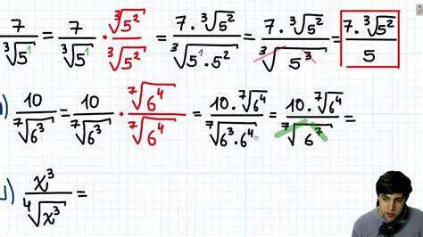 Racionalizaci N De Denominadores Caso Youtube