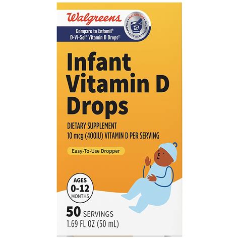 Walgreens Infant Vitamin D Drops | Walgreens