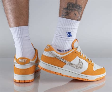 Nike Dunk Low Safari Swoosh Kumquat Dr Release Date Sbd