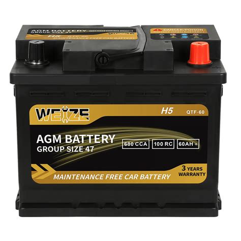 Snapklik Weize Platinum Agm Battery Bci Group