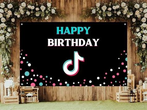 Tik Tok Happy Birthday Clip Art