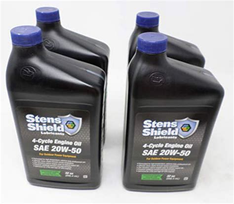 Stens Shield 4 Quarts 770 250 SAE 20W 50 4 Cycle Engine Oil Walmart